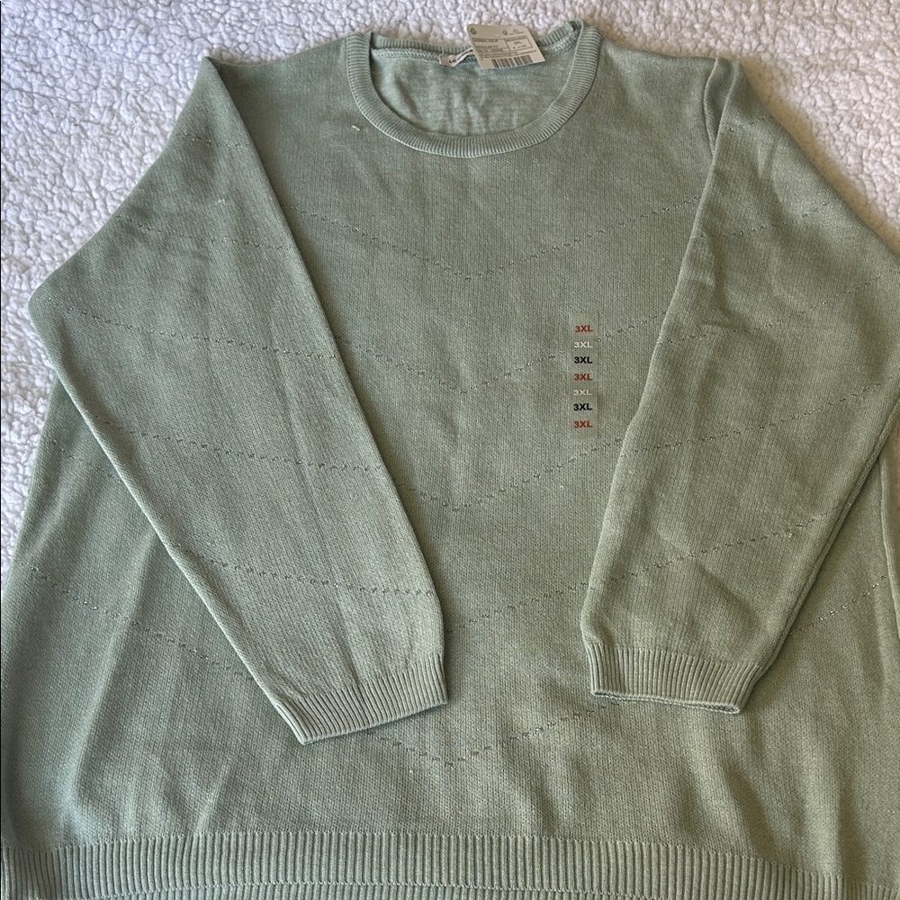 Cozy Sage Crewneck Sweater